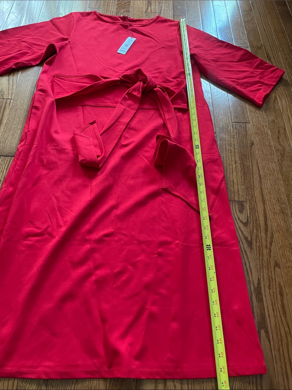 Frances Valentine Red Whitney Wrap Dress Women’s Sz Large NWT - Picture 7 of 16